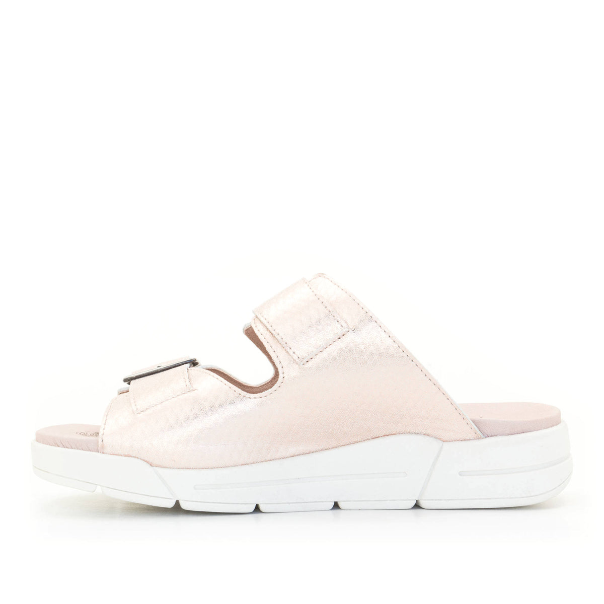 Terry Slip-On Metallic Cairo Leather Sandal