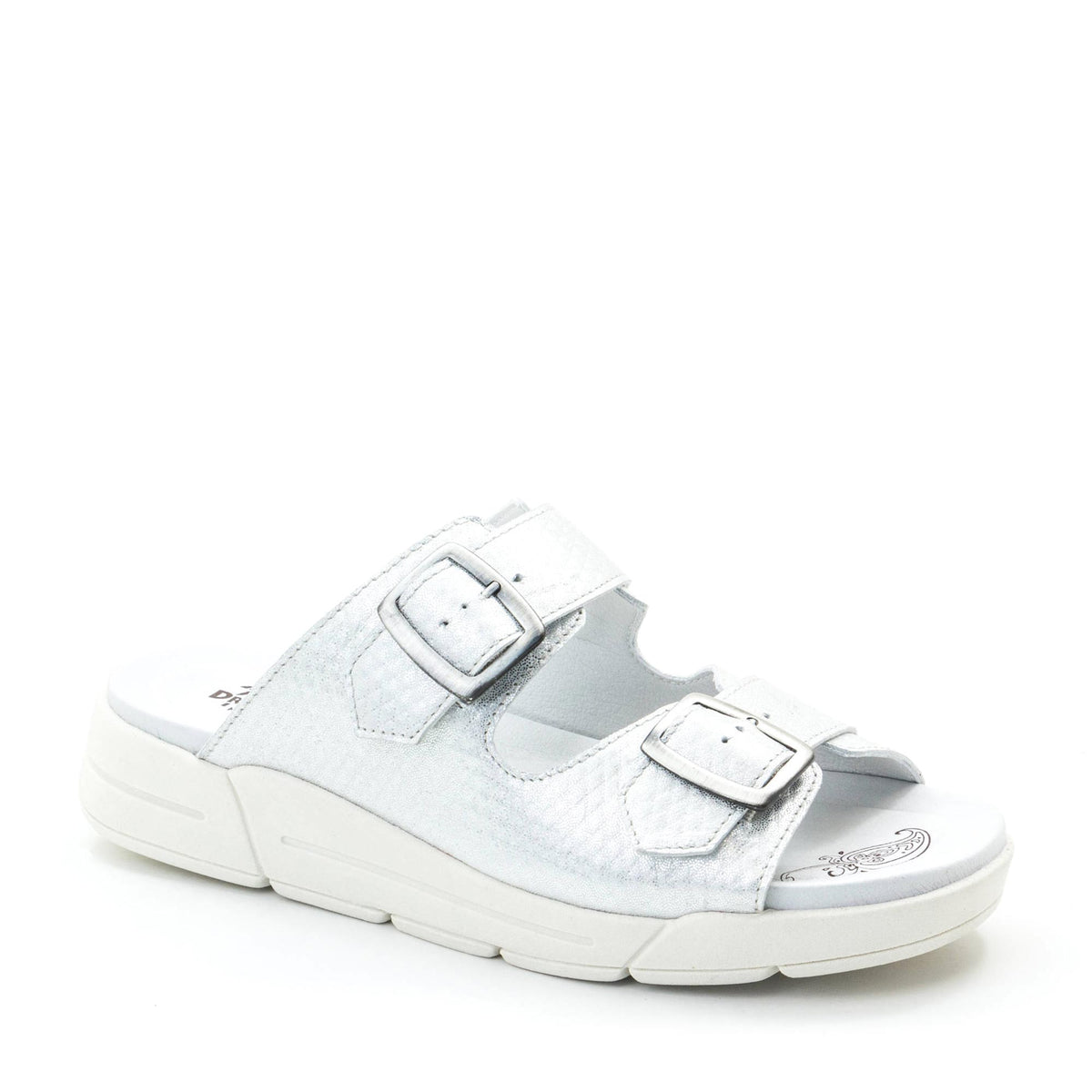 Terry Slip-On Metallic Cairo Leather Sandal