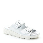 Terry Slip-On Metallic Cairo Leather Sandal
