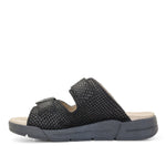 Terry Slip-On Leather Sandal in Colorful Prints