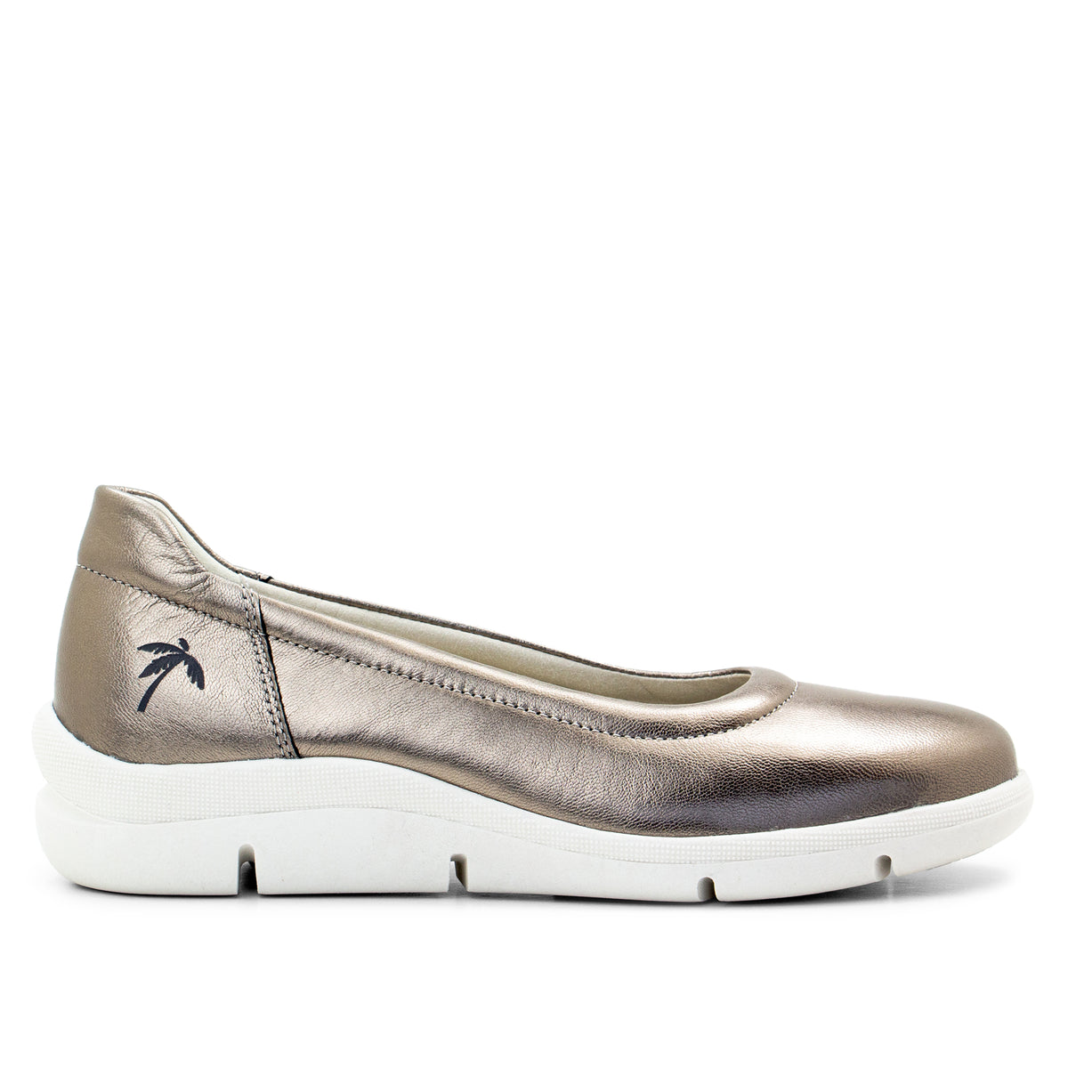 Vanessa Leather Slip-On Wedge