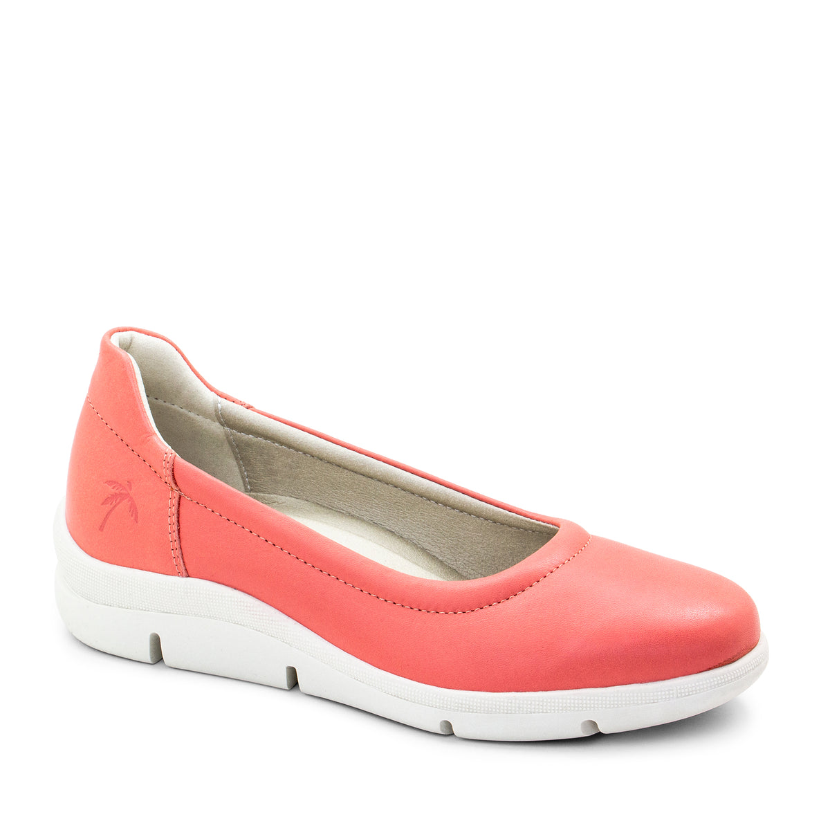 Vanessa Leather Slip-On Wedge