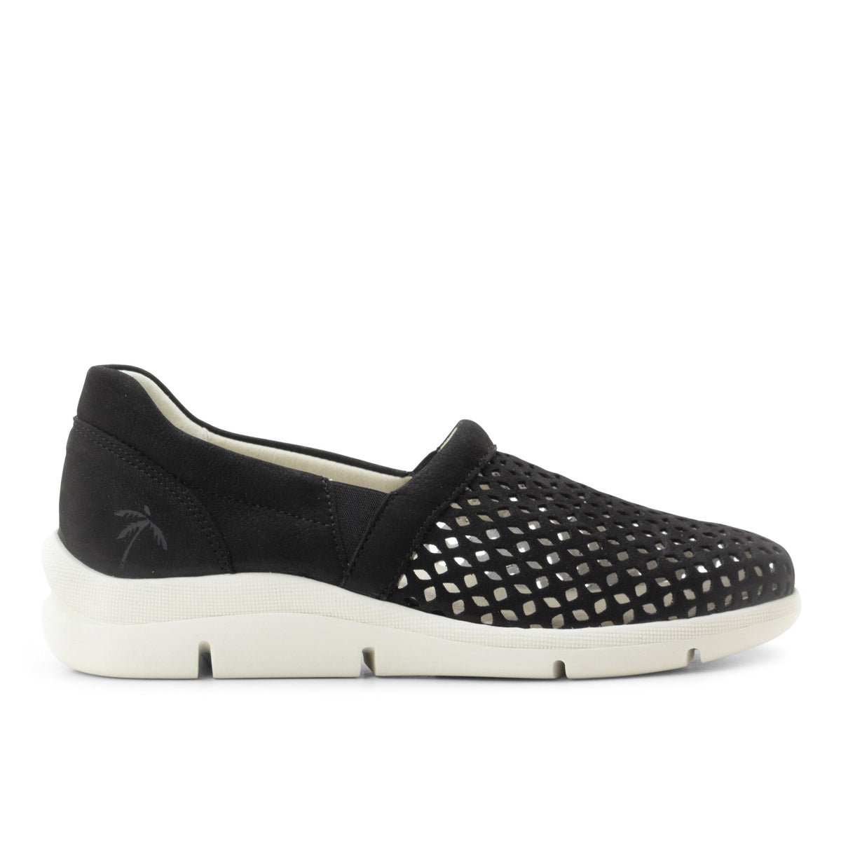 Vicky Perforated Leather Slip-On