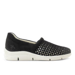 Vicky Perforated Leather Slip-On