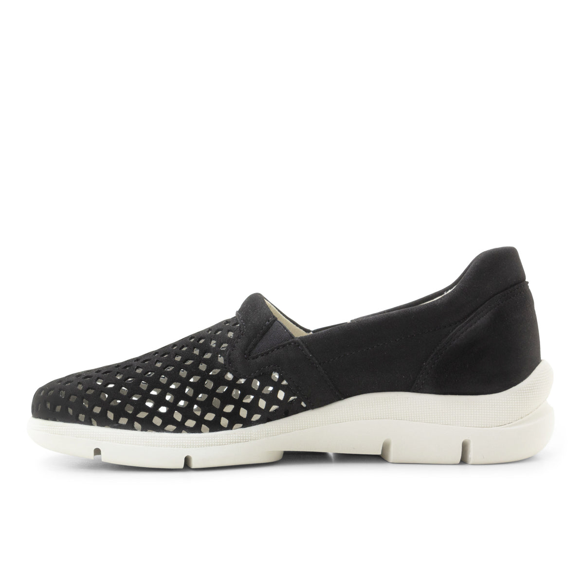 Vicky Perforated Leather Slip-On
