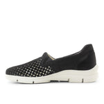 Vicky Perforated Leather Slip-On