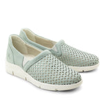 Vicky Perforated Leather Slip-On
