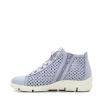 Victoria Perforated Leather Summer Bootie