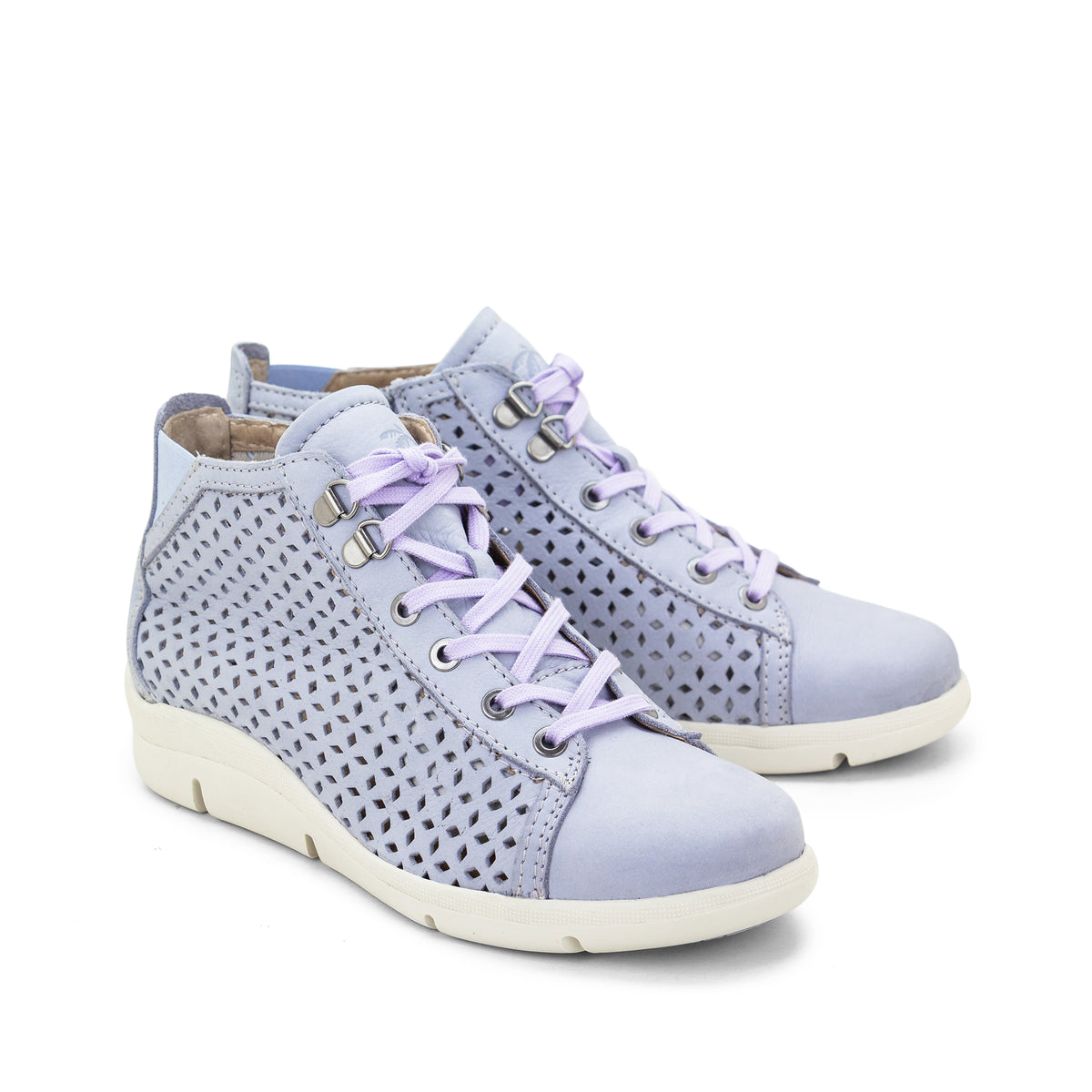 Victoria Perforated Leather Summer Bootie