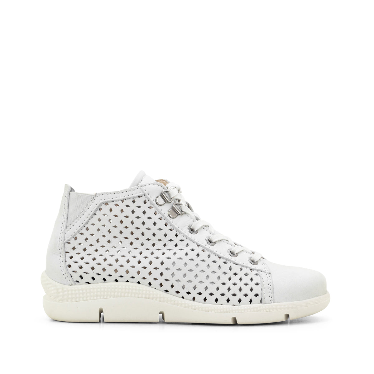 Victoria Perforated Leather Summer Bootie