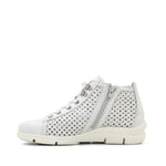 Victoria Perforated Leather Summer Bootie