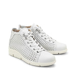 Victoria Perforated Leather Summer Bootie