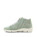 Victoria Perforated Leather Summer Bootie