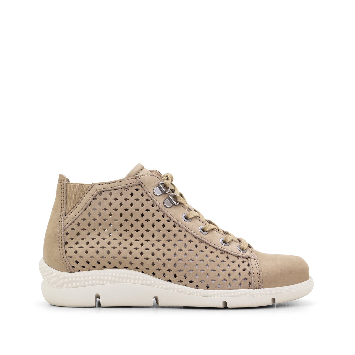 Victoria Perforated Leather Summer Bootie