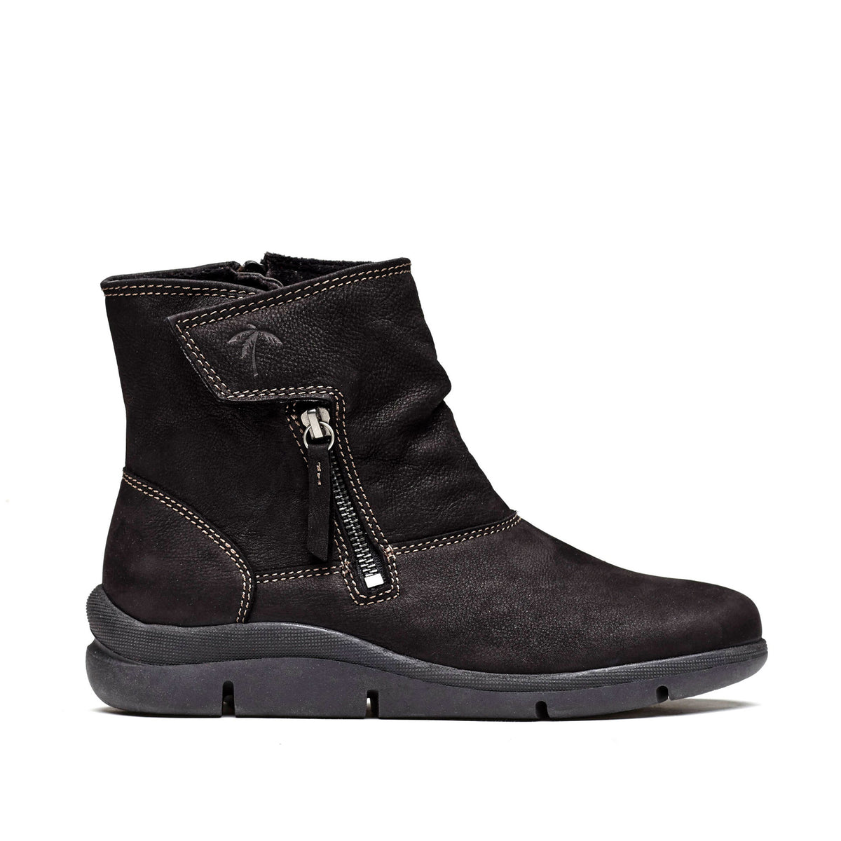 Vida Leather Slouch Bootie