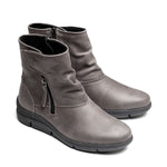 Vida Leather Slouch Bootie