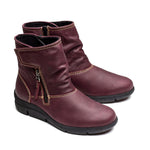 Vida Leather Slouch Bootie
