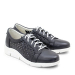 Vivian Perforated Leather Lace-Up Shoe