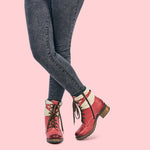 Kara Leather & Shearling Boot