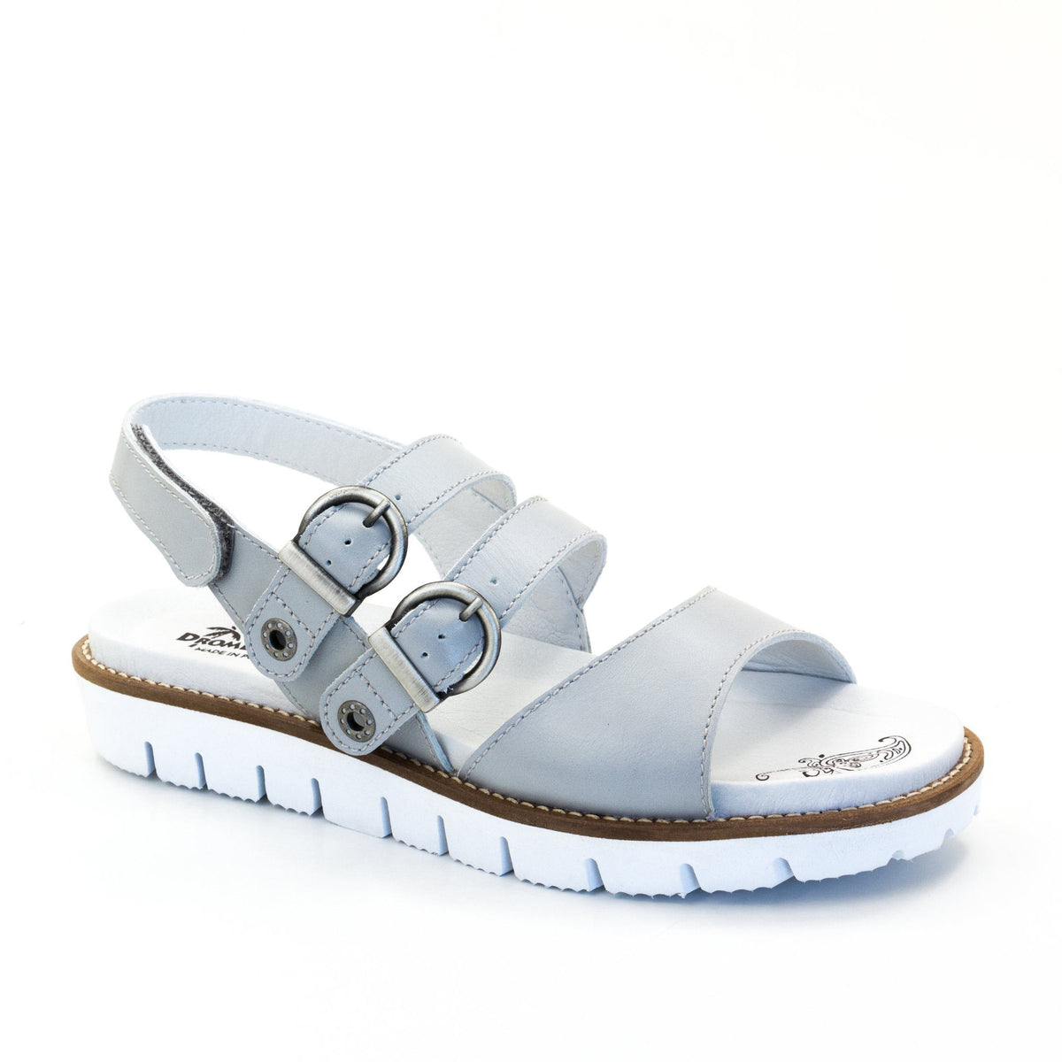Alicia Leather Strappy Adjustable Sandals