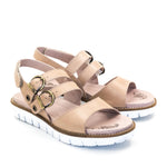 Alicia Leather Strappy Adjustable Sandals