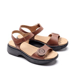 Dusty Adjustable Leather Sandal