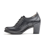 Gaby Mid-Heel Lace-Up Shoe