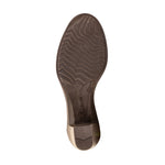Gina Mid-Heel Leather Pump
