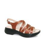 Golden Eagle Leather Strappy Sandals