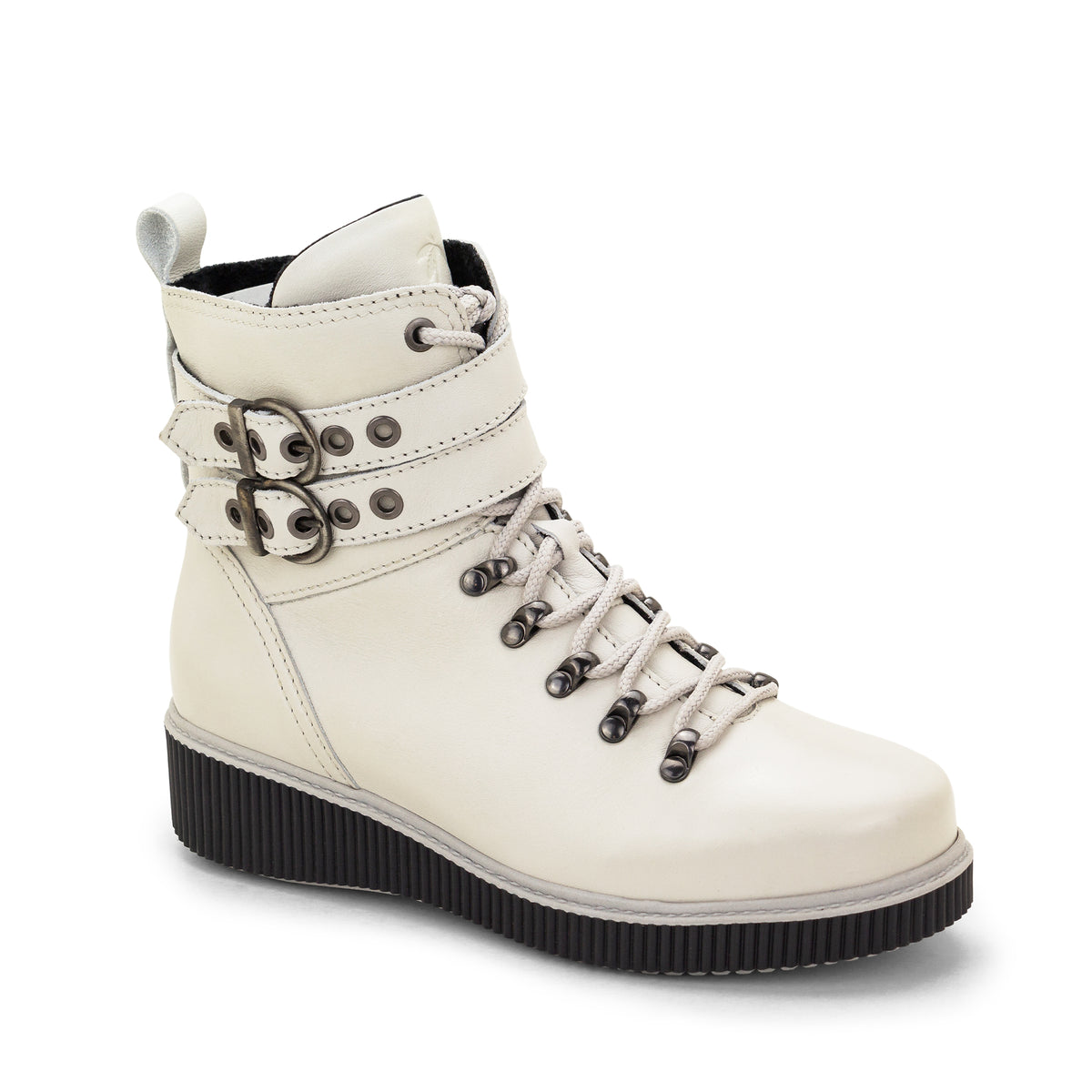 Jessie Leather Wedge Boot