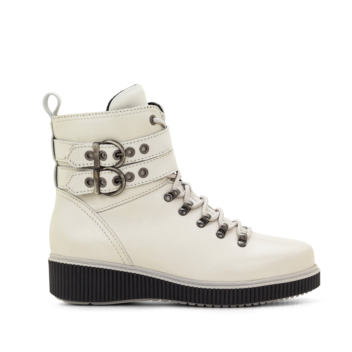 Jessie Leather Wedge Boot