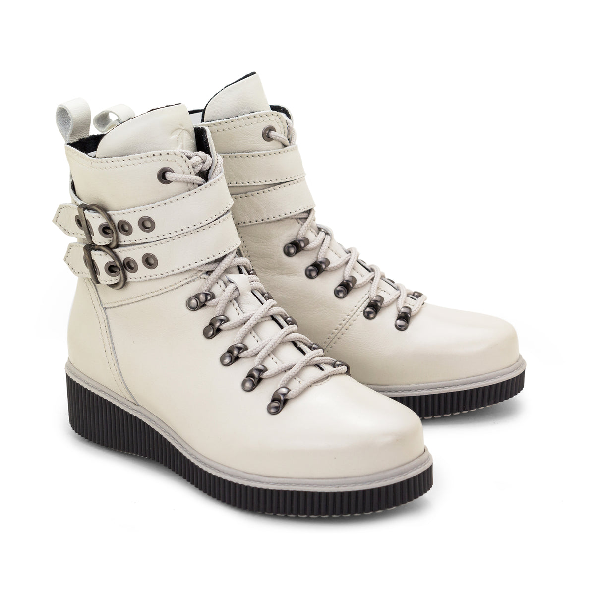 Jessie Leather Wedge Boot