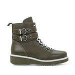 Jessie Leather Wedge Boot