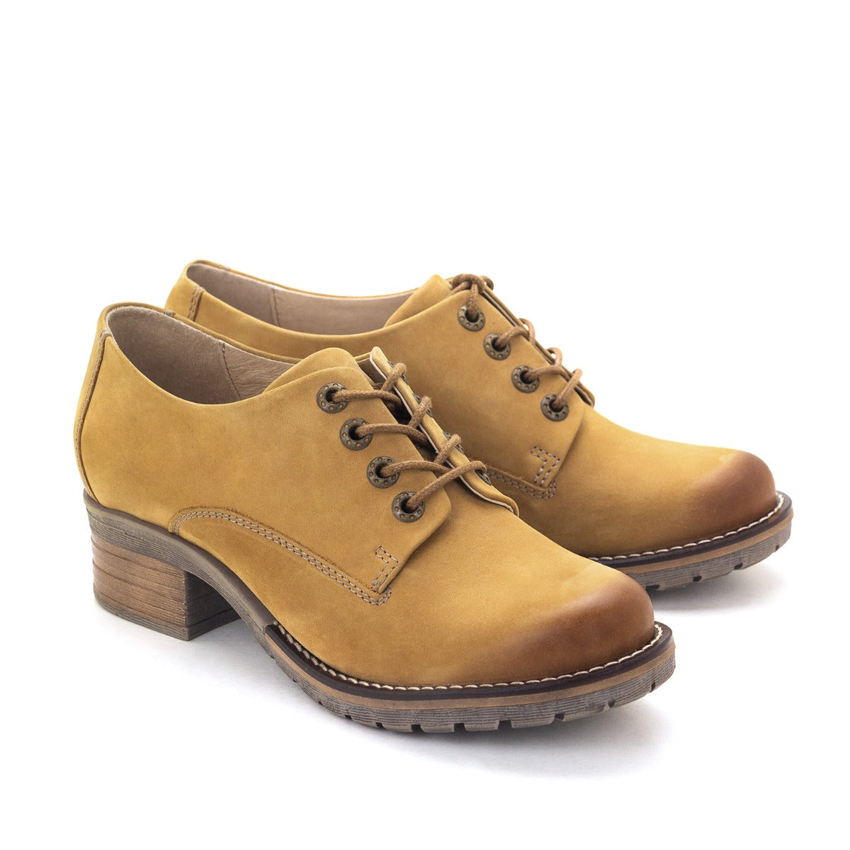 Kaley Lace-Up Nubuck Shoes