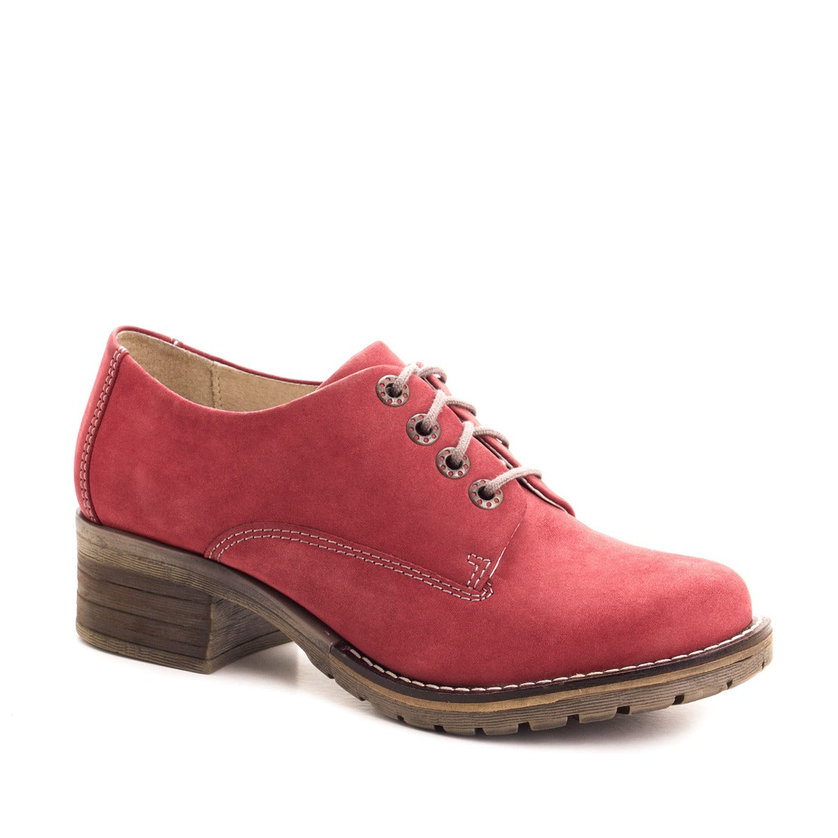 Kaley Lace-Up Nubuck Shoes