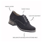 Kaley Lace-Up Nubuck Shoes
