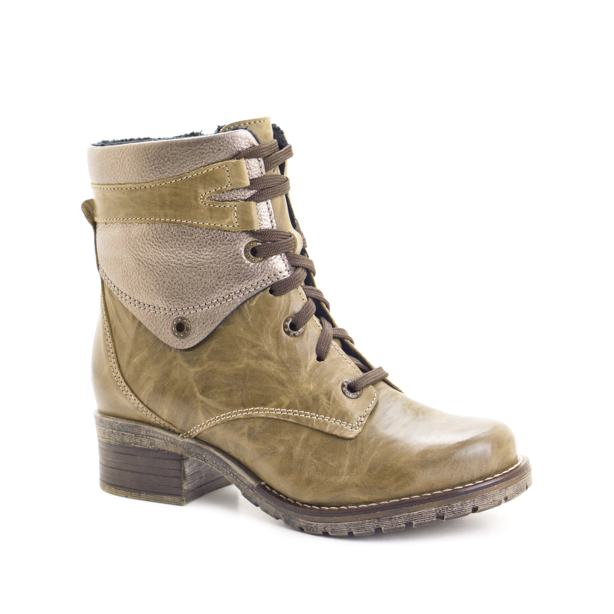 Kara Metallic Scrunched Leather Boot