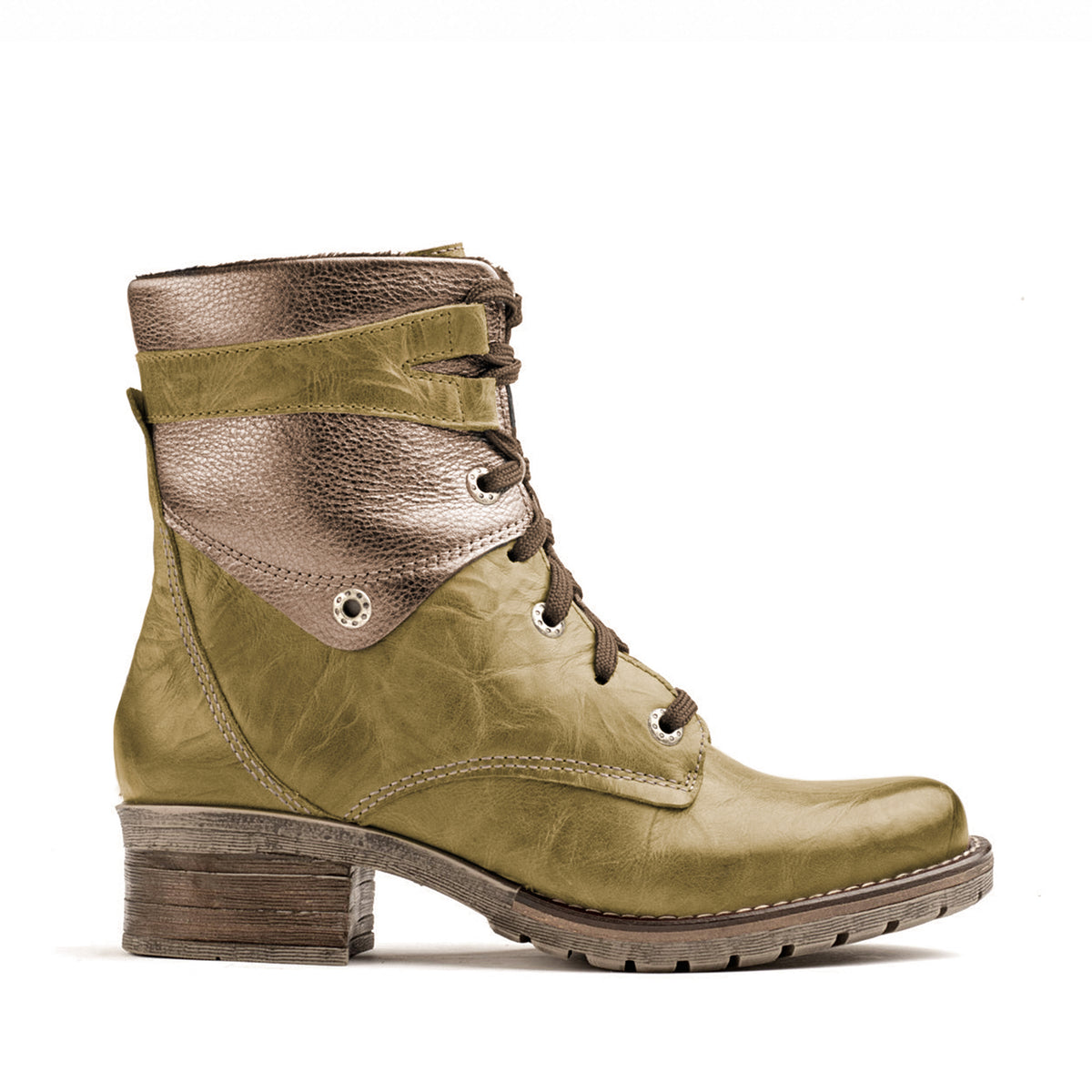 Kara Metallic Scrunched Leather Boot