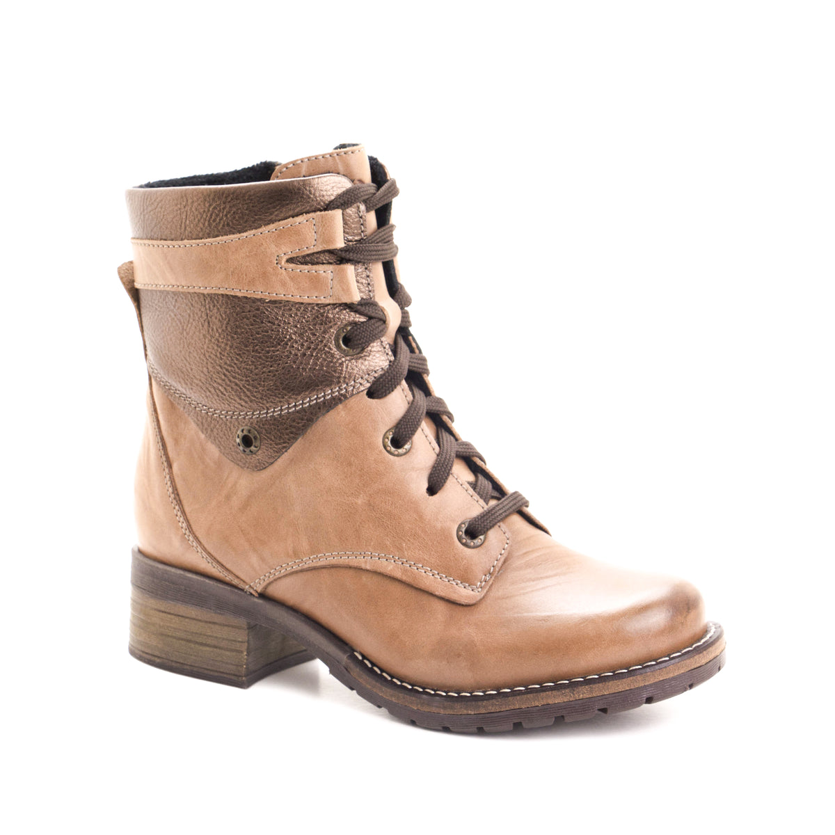 Kara Metallic Scrunched Leather Boot