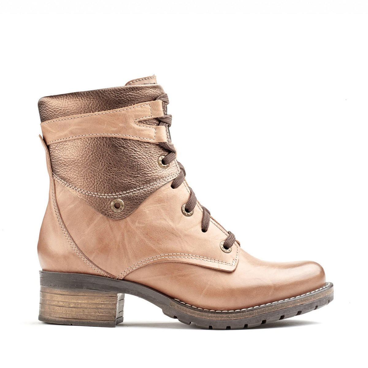 Kara Metallic Scrunched Leather Boot