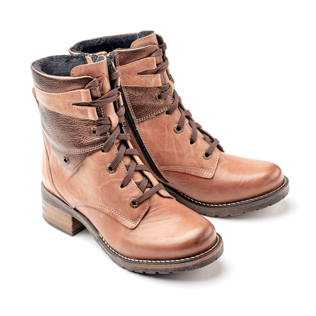 Kara Metallic Scrunched Leather Boot
