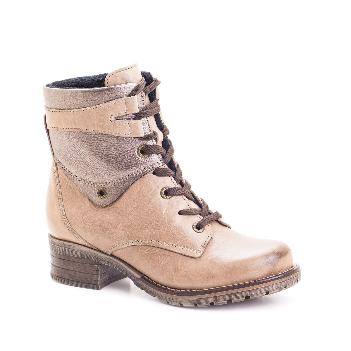 Kara Metallic Scrunched Leather Boot