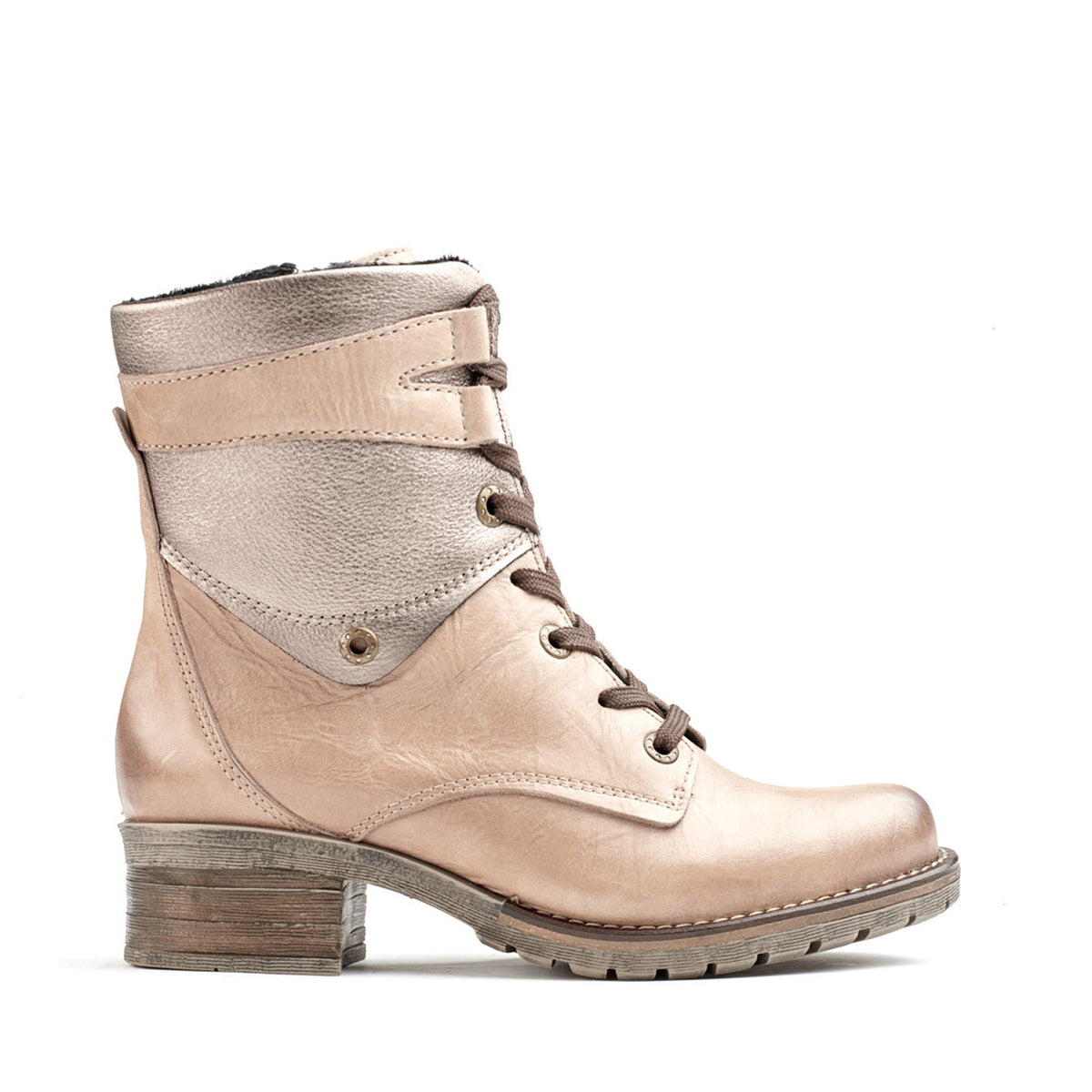Kara Metallic Scrunched Leather Boot