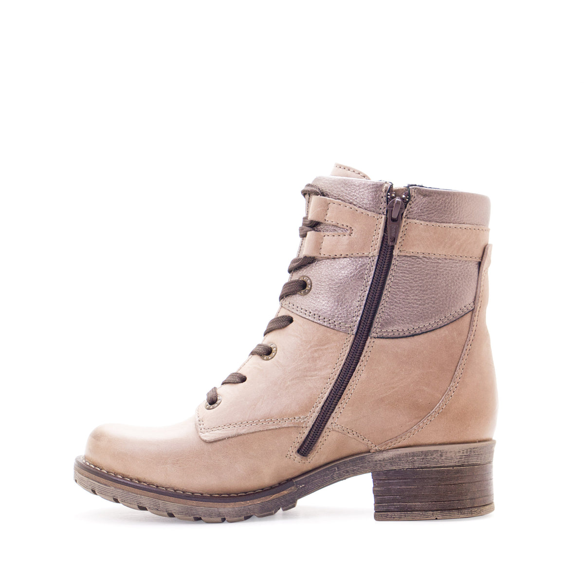 Kara Metallic Scrunched Leather Boot