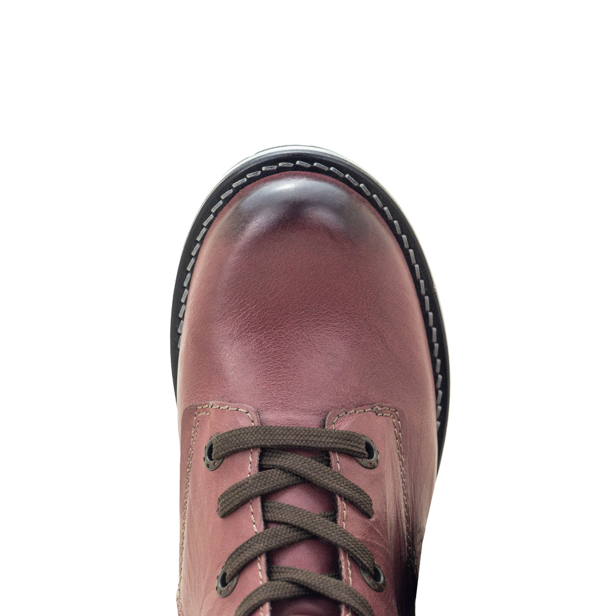 Kara Scrunched Leather & Printed Suede Boot