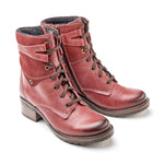 Kara Scrunched Leather & Suede Boot