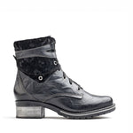 Kara Leather & Velvet Boot