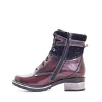 Kara Leather & Velvet Boot