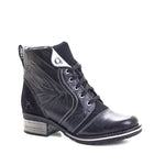 Karissa Scrunched Leather & Neoprene Boot