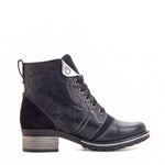 Karissa Scrunched Leather & Neoprene Boot